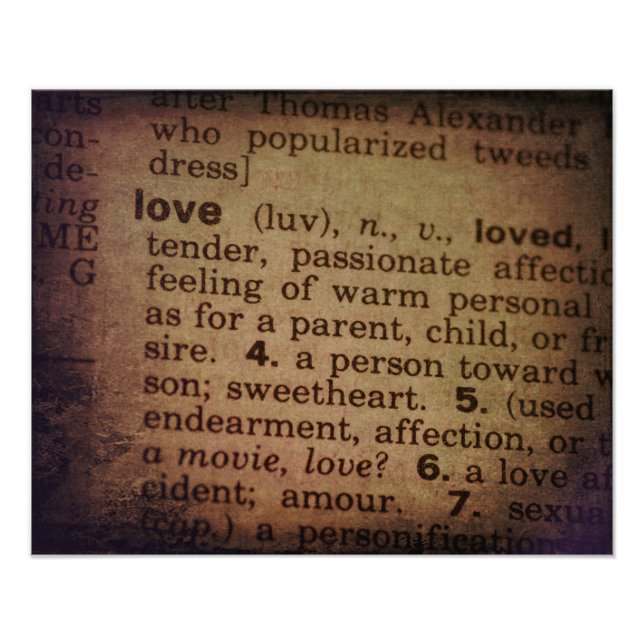 Impression Photo Trouver un sens - Amour (Devant)