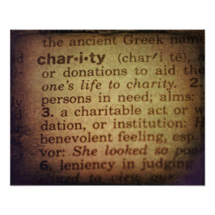 Impression Photo Trouver un sens - Charité