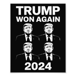 Impression Photo Trump a encore gagné Élection Jour d'investiture 2