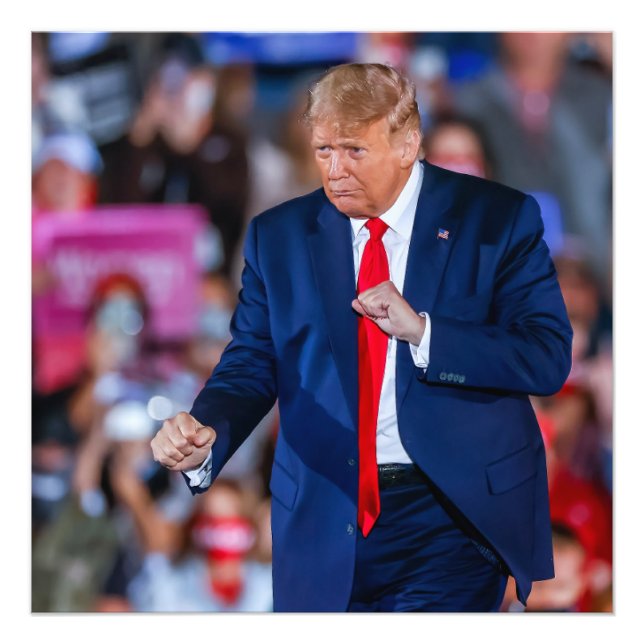 Impression Photo Trump Dance Funny (Devant)