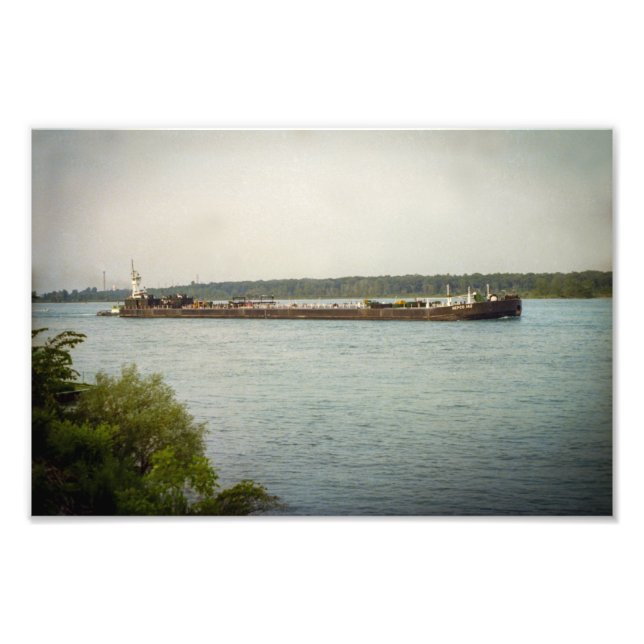 Impression Photo Tug des Grands Lacs Christine et barge MEPCO 142 (Devant)