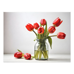 Impression Photo Tulipes de printemps pour la Saint Valentin