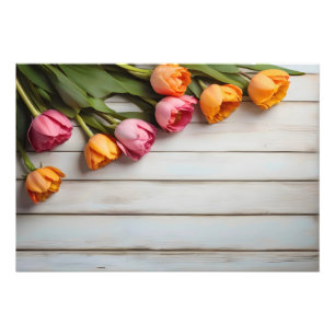 Impression Photo Tulipes de printemps pour la Saint Valentin