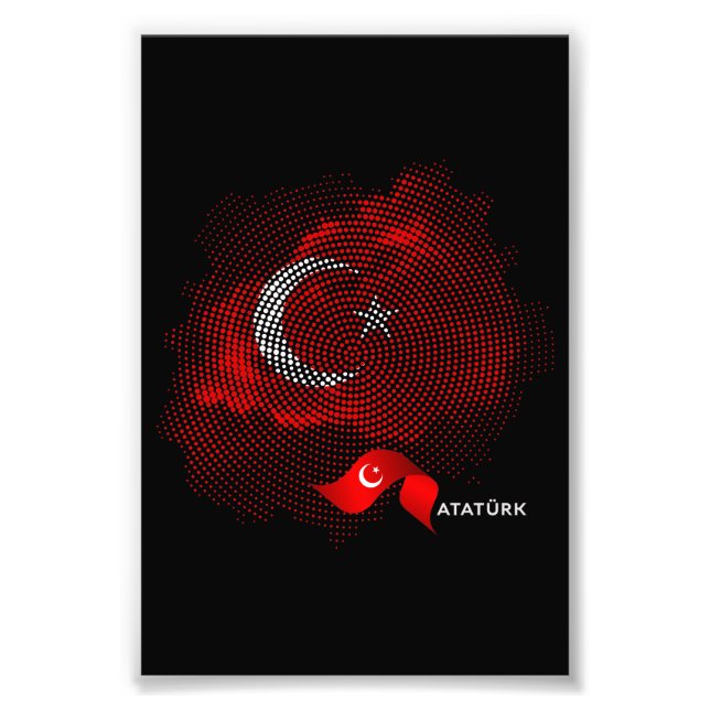 Impression Photo Turkey flag (Devant)