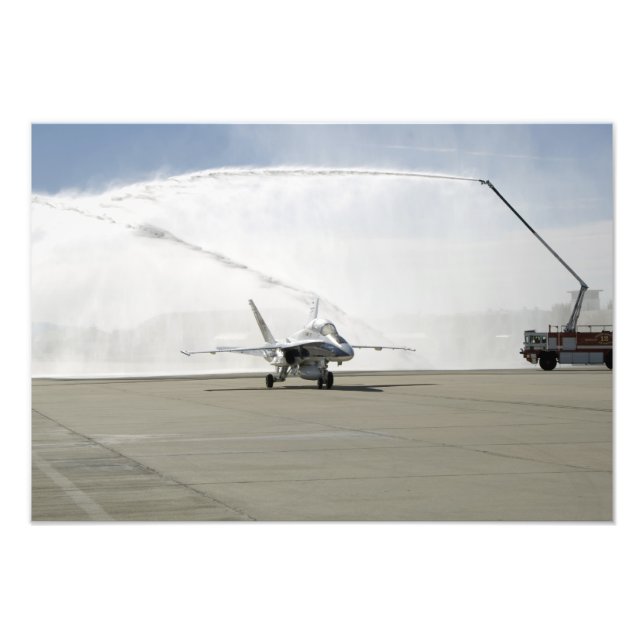 Impression Photo Un avion F-18 (Devant)