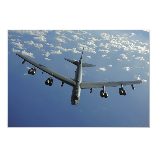 Impression Photo Un B-52 Stratofortress de l'US Air Force (Devant)