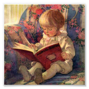 Impression Photo "Un coin tranquille" par Jessie Willcox Smith