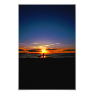 Impression Photo un homme et son chien