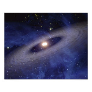 Impression Photo Un système solaire éloigné