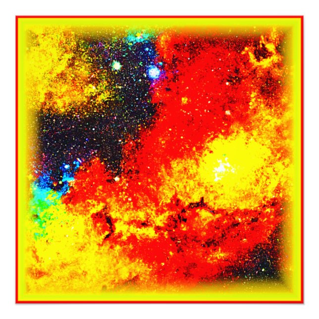 Impression Photo Un univers de couleurs vives. Commandez dès mainte (Devant)