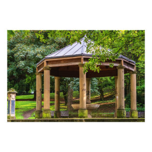 Impression Photo Un vieux pavillon en parc