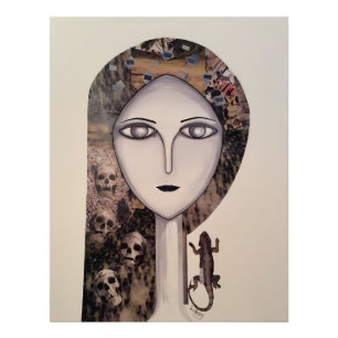 Impression Photo Un visage entre les mondes