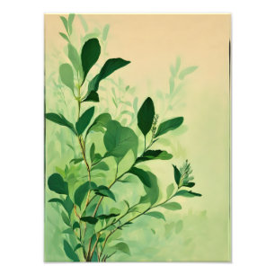 Impression Photo Une aquarelle transparente