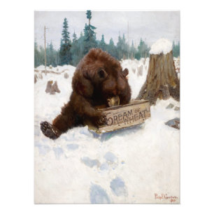Impression Photo Une chance pour l'ours par Philip Russell Goodwin