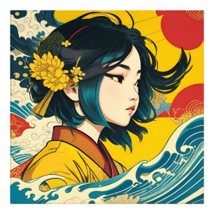 Impression Photo Une fille vietnamienne en pleine floraison