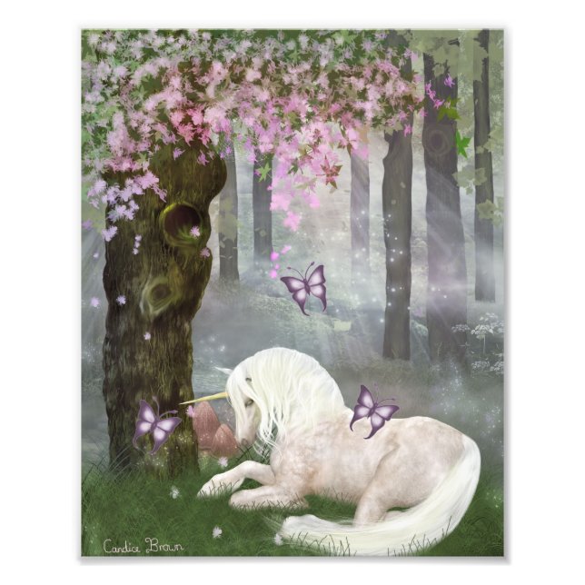 Impression Photo Une licorne de Velventera (Devant)