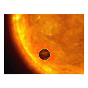 Impression Photo Une planète de taille Jupiter