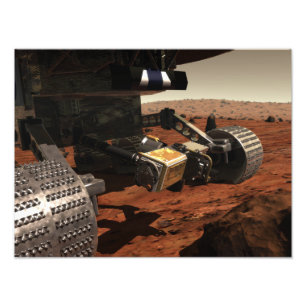 Impression Photo Une vue en gros plan du bras sur Mars de la NASA