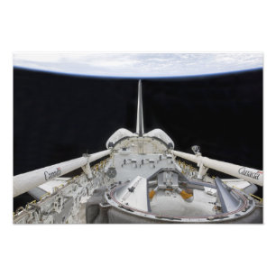 Impression Photo Une vue partielle de navette spatiale