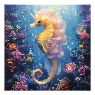 Impression Photo Unicorne de mer #2