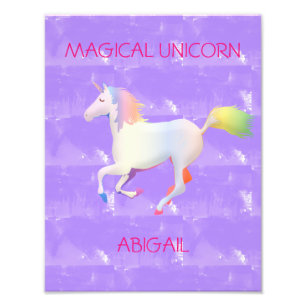 Impression Photo Unicorne magique