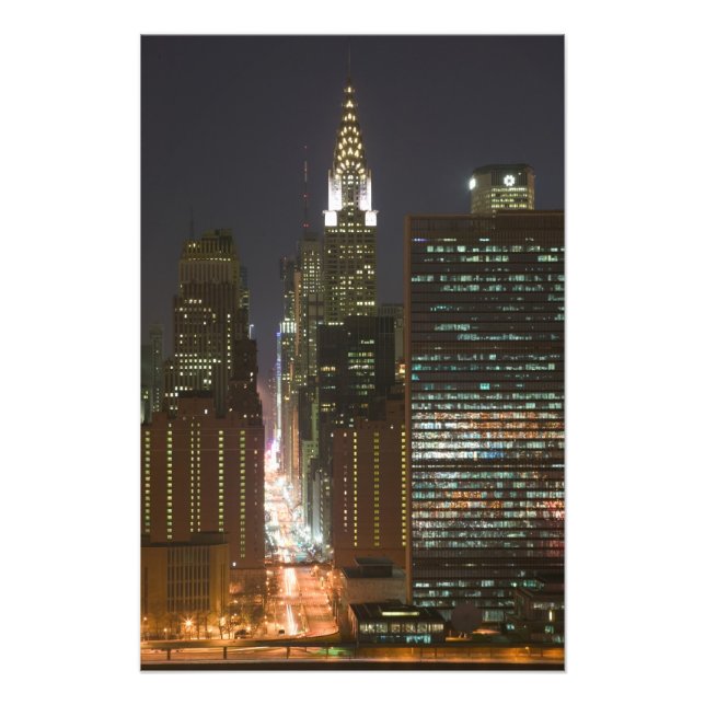 Impression Photo USA, New York City, Vue de Midtown avec (Devant)