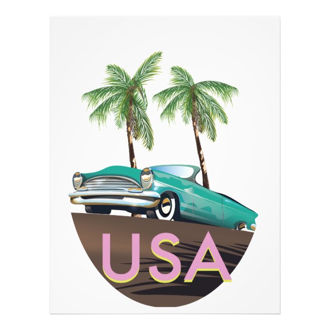 Impression Photo USA Tropical (Devant)