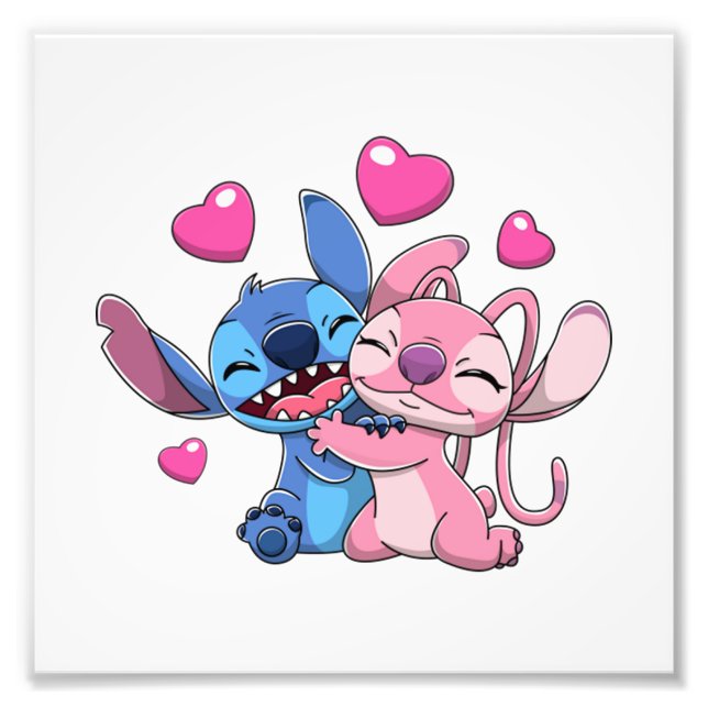Impression Photo Valentines anges 1 (Devant)