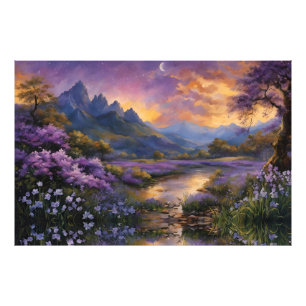 Impression Photo Vallée de la Lavender à Dawn