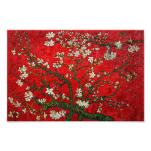 Impression Photo Van Gogh Almond Blossoms Rouge