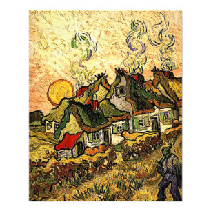 Impression Photo Van Gogh - Chalets au soleil