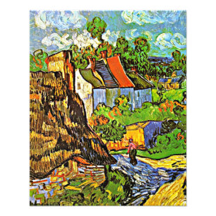 Impression Photo Van Gogh - Maisons à Auvers