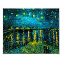 Van Gogh Nuit étoilée sur le Rhône