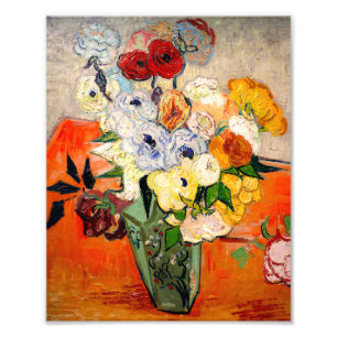 Impression Photo Van Gogh Roses and Anemones