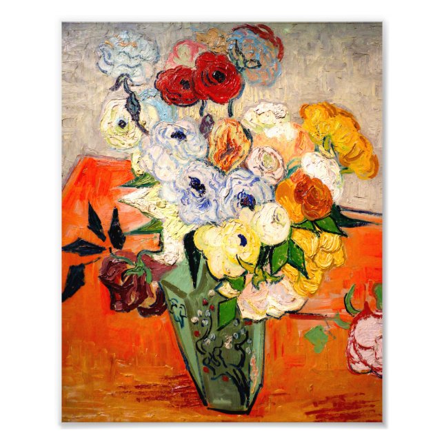 Impression Photo Van Gogh Roses and Anemones (Devant)