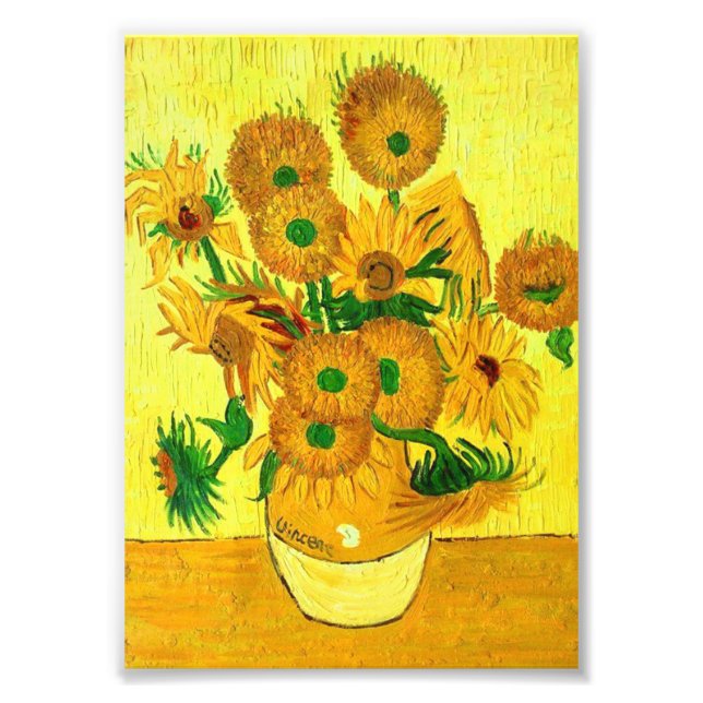 Impression Photo Van Gogh Sunflowers (Devant)