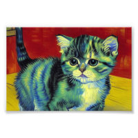 Van Gogh Tabby Cat
