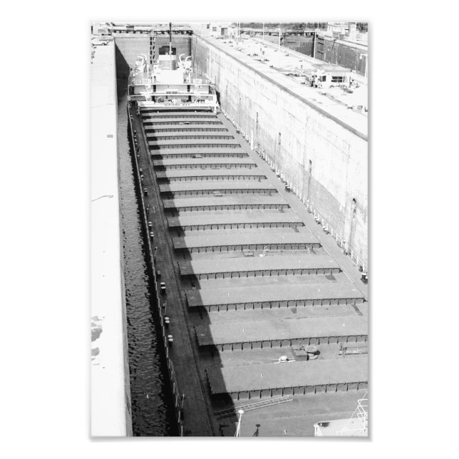 Impression Photo vapeur des Grands Lacs Baie Nipigon dans le canal  (Devant)