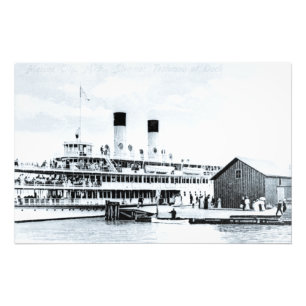 Impression Photo vapeur passagers des Grands Lacs Tashmoo Marine Ci