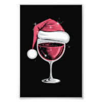 Verre à vin rouge Noël drôle de Noël Xmas