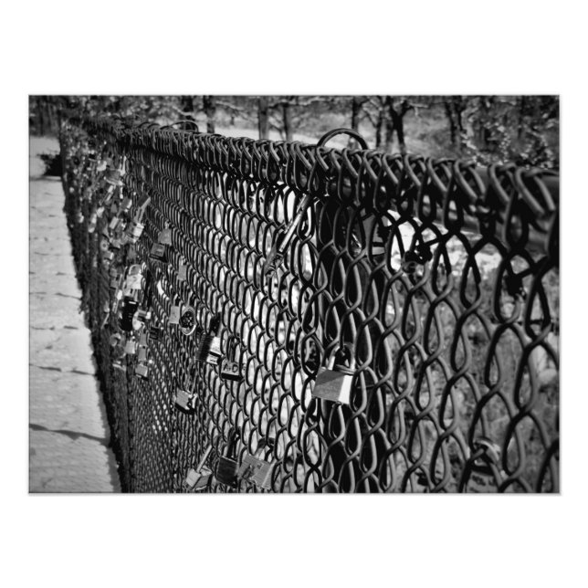 Impression Photo "Verrouillages de l'amour" (Devant)