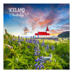 Impression Photo Vikurkirkja, Islande