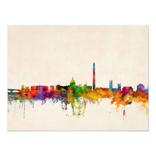 Impression Photo Ville Skyline de Washington DC (Devant)