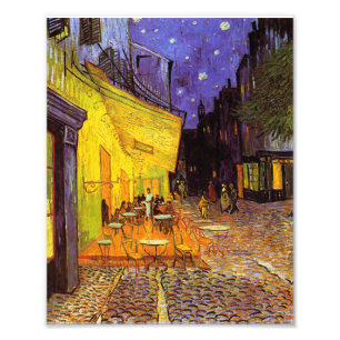 Impression Photo Vincent Van Gogh Café Terrasse Au Night Fine Art