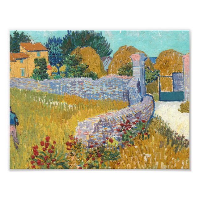 Impression Photo Vincent van Gogh Ferme en Provence, 1888 (Devant)