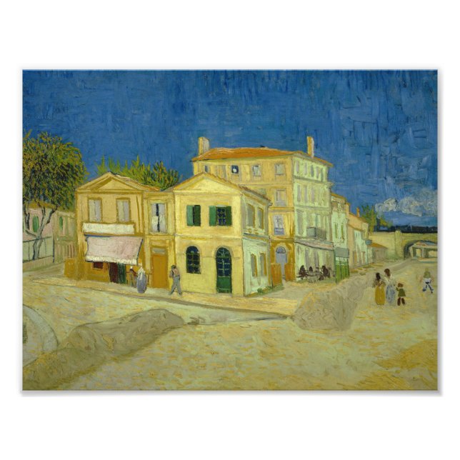 Impression Photo Vincent van Gogh - La Maison Jaune (`La Rue') (Devant)