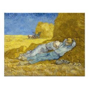 Impression Photo Vincent Van Gogh - Mion, Repos / Travail / Siesta