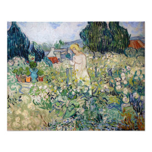 Impression Photo Vincent van Gogh - Miss Gachet dans son jardin