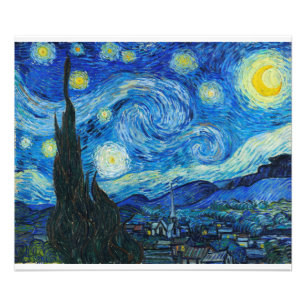 Impression Photo Vincent Van Gogh - Nuit étoilée