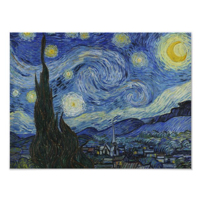 Impression Photo Vincent van Gogh - Nuit étoilée (Devant)